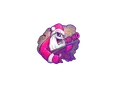 Sticker Mad Santa